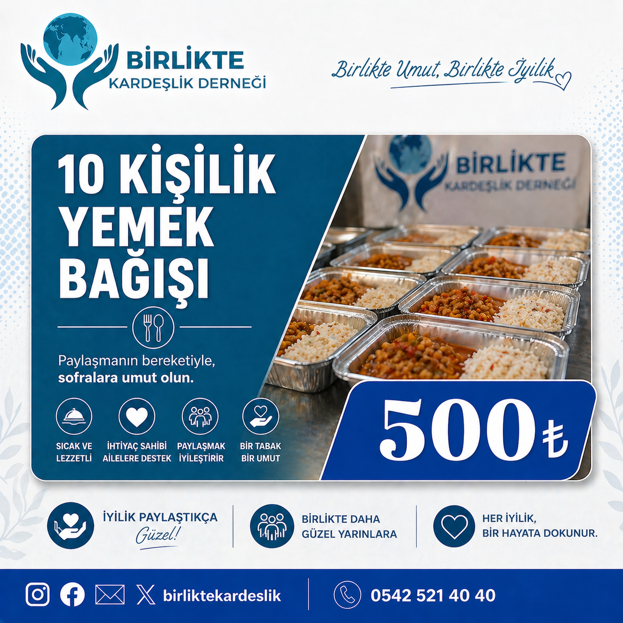 Sıcak Bir Sofra, Sıcak Bir Yürek – Yemek Bağış Kampanyası