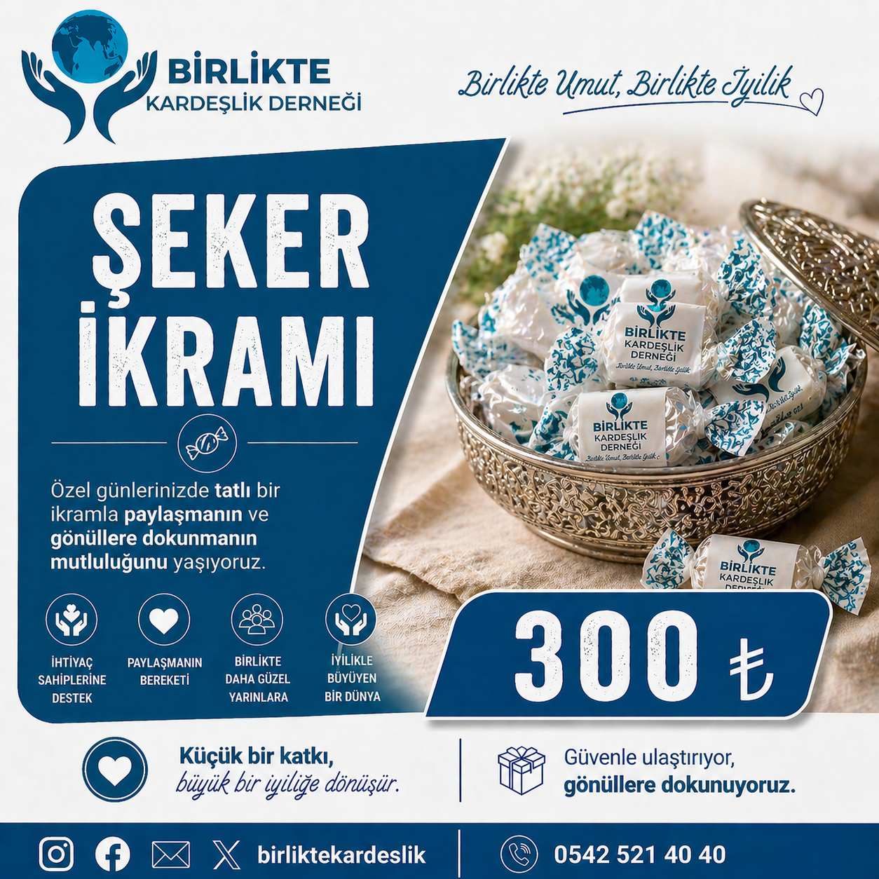 Tatlı Bir Dokunuş – Şeker İkramı Bağış Kampanyası